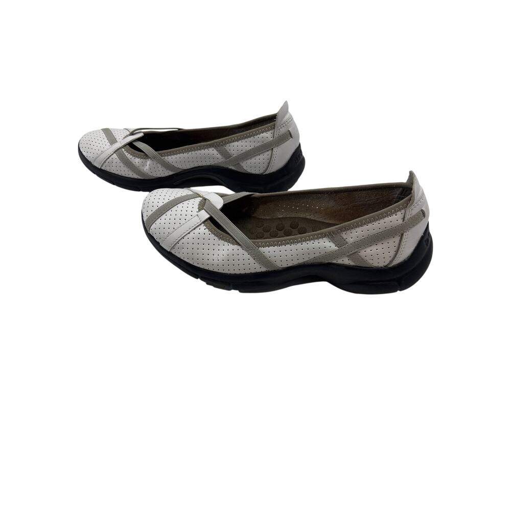Privo by Clarks Women’s Comfort Flats Size 5 Gray Silver Mary Jane Walking Shoes